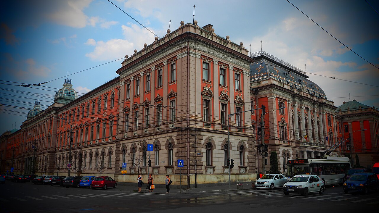 Palatul de Justiție din Cluj-Napoca, în zona Pieței Avram Iancu